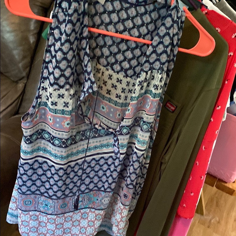 Bohemian Sleeveless Patterned Top